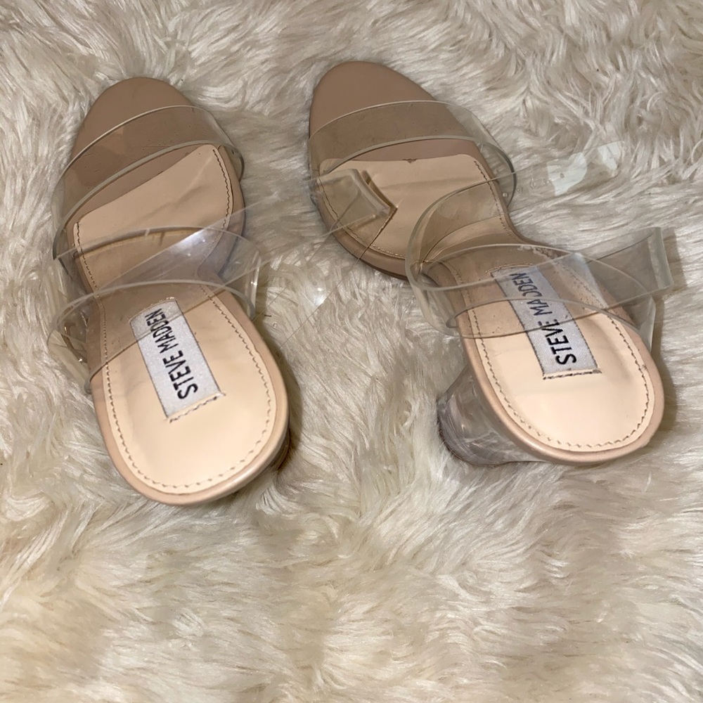 Steve Madden Clear Transparent Heels - image 3